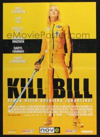 2s300 KILL BILL: VOL. 1 Yugoslavian 19x27 '03 Quentin Tarantino, sexy Uma Thurman with katana!