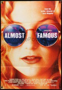 2t036 ALMOST FAMOUS DS 1sh '00 Cameron Crowe directed, pretty Kate Hudson!