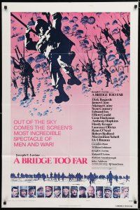 2t116 BRIDGE TOO FAR style B 1sh '77 Michael Caine, Sean Connery, Dirk Bogarde, Caan, Attenborough!