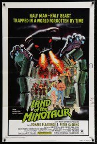 2t194 DEVIL'S MEN 1sh '77 Land of the Minotaur, Robert Tanenbaum fantasy monster art!