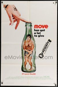 2t577 MOVE int'l 1sh '70 best Elliott Gould in Coke bottle art, it's got a lot to give & it's kinky!
