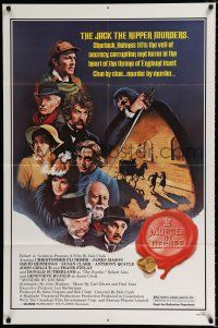 2t581 MURDER BY DECREE 1sh '79 Christopher Plummer as Sherlock Holmes, James Mason as Dr. Watson!