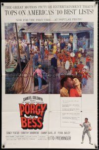 2t674 PORGY & BESS reviews 1sh '59 art of Sidney Poitier, Dorothy Dandridge & Sammy Davis Jr.!