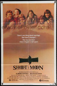 2t779 SHOOT THE MOON 1sh '82 Albert Finney & Diane Keaton can't fall out of love!