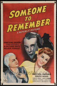 2t795 SOMEONE TO REMEMBER 1sh '43 Mabel Paige dies happy because she thinks she found her grandson!