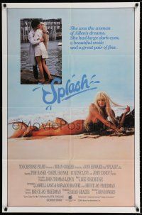 2t805 SPLASH int'l 1sh '84 Tom Hanks loves mermaid Daryl Hannah in New York City!