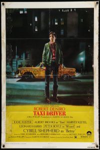 2t855 TAXI DRIVER 1sh '76 classic Robert De Niro, directed by Martin Scorsese!