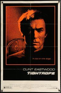 2t883 TIGHTROPE 1sh '84 Clint Eastwood is a cop on the edge, cool handcuff image!