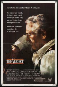 2t929 VERDICT 1sh '82 lawyer Paul Newman has one last chance, written by David Mamet!