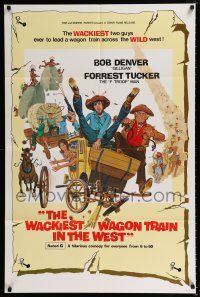 2t937 WACKIEST WAGON TRAIN IN THE WEST 1sh '76 Bob Gilligan Denver, Forrest 'F Troop' Tucker!