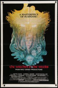 2t945 WATCHER IN THE WOODS 1sh '80 Disney, it was just game until a girl vanished for 30 years!
