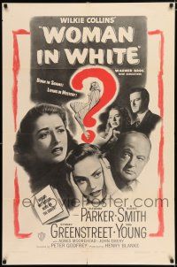 2t972 WOMAN IN WHITE 1sh '48 Eleanor Parker, Alexis Smith, Sidney Greenstreet