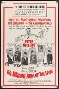 2t982 WRONG ARM OF THE LAW 1sh '63 wacky puppetmaster Peter Sellers, Lionel Jeffries!