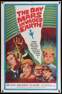 2x276 DAY MARS INVADED EARTH 1sh '63 their bodies & brains were destroyed by alien super-minds!