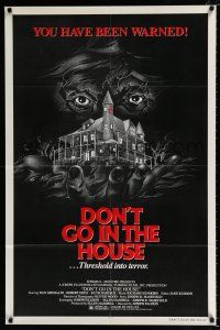 2x290 DON'T GO IN THE HOUSE 1sh '80 flamethrower stalker horror, you have been warned!