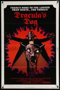 2x295 DRACULA'S DOG 1sh '78 Albert Band, wild artwork of the Count and his vampire canine!