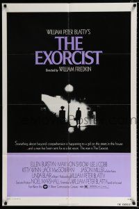 2x302 EXORCIST 1sh '74 Friedkin, Max Von Sydow, horror classic from William Peter Blatty!
