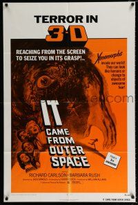 2x351 IT CAME FROM OUTER SPACE 1sh R72 Ray Bradbury, Jack Arnold classic 3-D sci-fi, cool artwork!