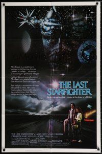 2x362 LAST STARFIGHTER 1sh '84 Catherine Mary Stewart & Lance Guest as video game expert pilot!