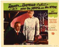 2x024 ABBOTT & COSTELLO MEET DR. JEKYLL & MR. HYDE LC #4 '53 Boris Karloff & John Dierkes in lab!