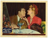 2x032 ABBOTT & COSTELLO MEET THE INVISIBLE MAN LC #2 '51 close up of Lou & pretty Adele Jergens!