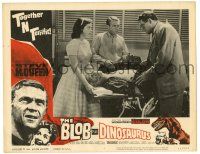 2x052 BLOB/DINOSAURUS LC #2 '64 Steve McQueen & Aneta Corseaut by wounded man on table!