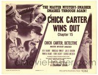 2x057 CHICK CARTER DETECTIVE chapter 15 TC '46 Lyle Talbor, Columbia serial, Chick Carter Wins Out!
