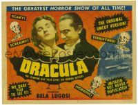 2x001 DRACULA TC R51 Tod Browning, Bela Lugosi as the vampire that lives on human blood!