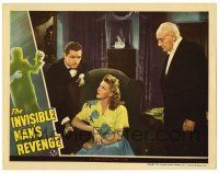2x104 INVISIBLE MAN'S REVENGE LC '44 Hobbes watches Alan Curtis talks to Evelyn Ankers in chair!
