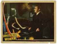 2x107 INVISIBLE WOMAN LC '40 special fx scene of transparent Virginia Bruce with Charlie Ruggles
