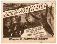 2x114 KING OF THE ROCKET MEN chapter 2 TC '49 cool sci-fi serial images of Coffin in cool costume!