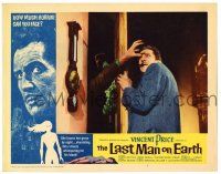 2x115 LAST MAN ON EARTH int'l LC #8 '64 AIP, Vincent Price is terrorized by the lifeless!