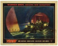 2x170 THEM LC #1 '54 soldiers in jeeps riding through flooded tunnel looking for monsters!