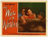 2x180 WAR OF THE WORLDS LC #8 '53 Gene Barry & Les Tremayne hold down scared Ann Robinson!