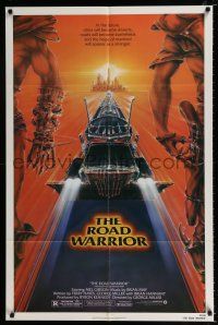 2x371 MAD MAX 2: THE ROAD WARRIOR 1sh '82 Mel Gibson returns as Mad Max, art by Commander!