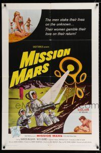 2x379 MISSION MARS 1sh '68 Darren McGavin, a fantastic sci-fi adventure into the unknown!