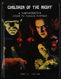 2y467 CHILDREN OF THE NIGHT hardcover book '07 the best full-color guide to horror posters!