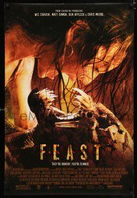 2y141 FEAST DS 1sh '05 Balthazar Getty, Henry Rollins, they're hungry, you're dinner!
