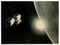 2y476 2001: A SPACE ODYSSEY German 4.5x6 still '68 cool image of satellite floating in space!