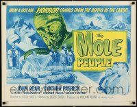 2y083 MOLE PEOPLE 1/2sh R64 from a lost age, horror crawls from the depths of the Earth!