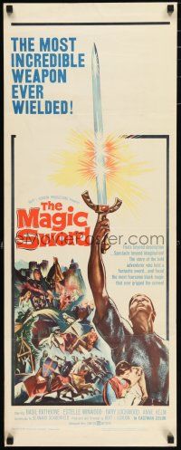 2y122 MAGIC SWORD insert '61 Gary Lockwood wields the most incredible weapon ever!