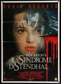 2y032 STENDHAL SYNDROME signed Italian 1p '96 by Dario Argento AND Asia Argento, cool image!