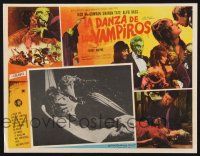 2y310 FEARLESS VAMPIRE KILLERS Mexican LC '67 Polanski, best image of Sharon Tate attacked in bath!