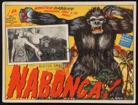 2y333 NABONGA Mexican LC R60s Buster Crabbe & sexy Julie London with giant gorilla + Tinoco art!