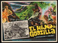 2y340 SON OF GODZILLA Mexican LC '67 Kaijuto no Kessen: Gojira no Musuko, different monster art!