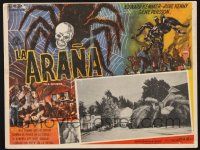 2y341 SPIDER Mexican LC '58 giant monster in inset photo + cool different border art!