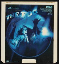 2y298 FOG 13x14 CED video disc '82 John Carpenter horror, scared Jamie Lee Curtis!