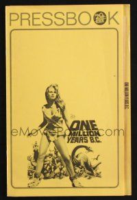 2y376 ONE MILLION YEARS B.C. pressbook '66 full-length sexiest prehistoric cave woman Raquel Welch