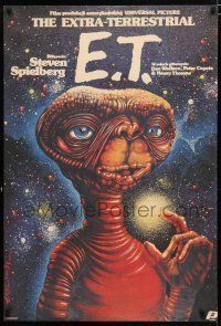 2y189 E.T. THE EXTRA TERRESTRIAL Polish 26x38 '84 Steven Spielberg classic, different Erol art!