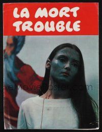 2y462 DEATH DISTURBS French program '70 Claude d'Anna's La Mort Trouble, wild horror images!